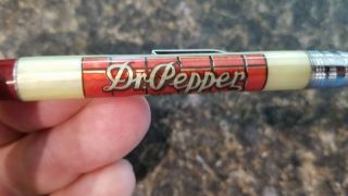 c1940s Dr Pepper Mechanical Pencil,  Pocket Clip is made Like Dr Pepper Bottle 3