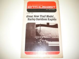 1968 Harley Enthusiast Monthly Newspaper