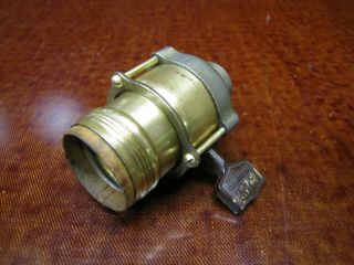 Rare Vintage AJUSCO - LOC Industrial O.  C White Lamp Socket Part. 2