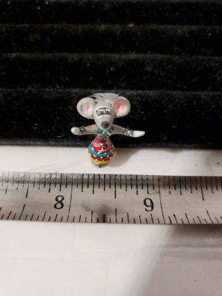 Tiny 1 " Miniature Kachina Doll Mouse With Great Detail Not Artist Signed