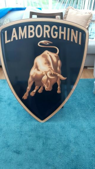 Large Lamborghini Sign