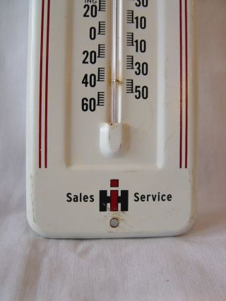 Vintage Farmers Supply Farmall IH Tractor Dealer Farm Advertising Thermometer 3