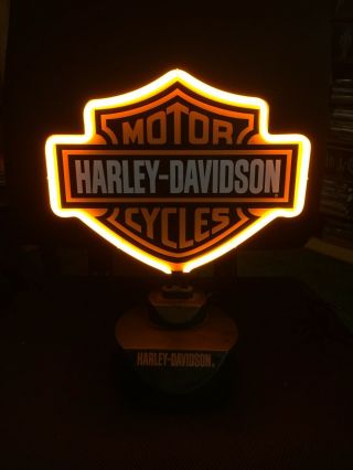 Harley Davidson Neon Sign for Desktop 3