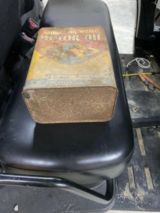 Vintage 2 Gallon Motor Oil Cans