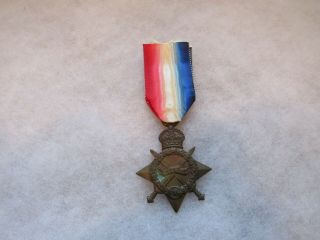 Wwi British 1914 - 1915 Star Medal Named To No.  1919 Sepoy Adam Kahn 51/ Sikhs