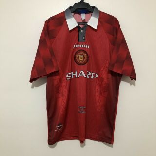 Vintage Umbro Manchester United 1996 - 1998 Home Shirt