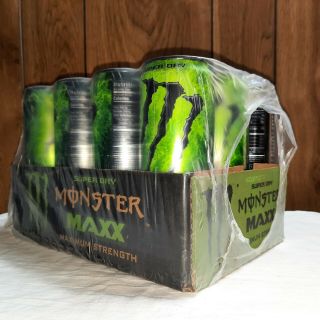 12 Pk Monster Maxx Dry Max Strength Energy Drink 12oz Cans Discontinued