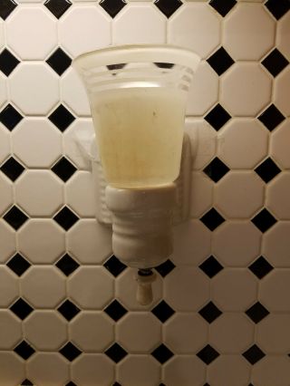 Vintage Porcelain Ceramic Wall Light Sconce Outlet Pull Switch