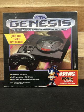 Awesome Vintage Sega Genesis 16 Bit Console
