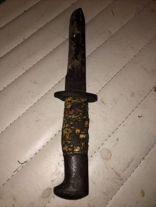 Ww1 Us 1905 Dated Knife With Military