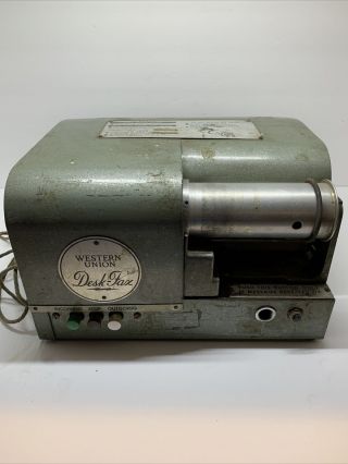 Western Union Desk Telefax Transceiver 6500 - A 1950s Telegram Machine