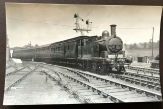 Old Photograph Postcard Glaisdale Railway Station & Lner Loco 1764
