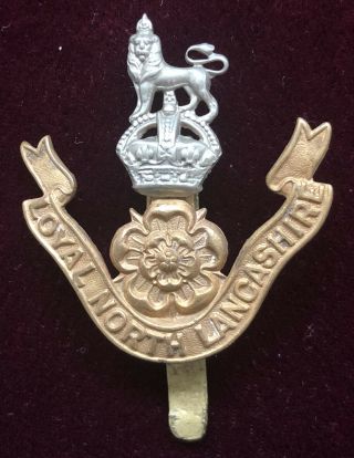 British - Loyal North Lancashire Regiment/loyal Regiment (north Lancs) Cap Badge