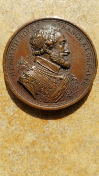 1820 France King Henri Iv Royal Order Legion Of Honor Commemorative Coin