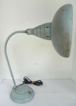 Vintage Mid Century Office Industrial Desk Lamp Pivot Head Work Shop Loft Steam