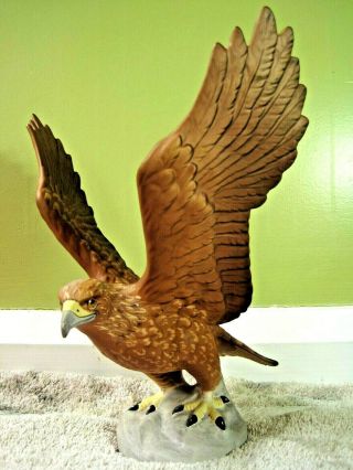 Vintage Beswick Golden Eagle Porcelain Bird Ornament 2062 Scottish Birds Of Prey