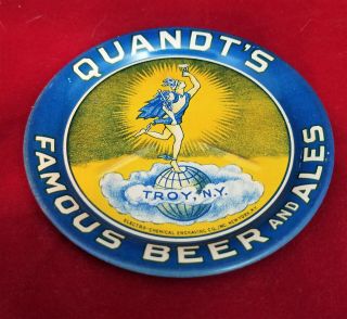 QUANDT ' S BEER and ALES Troy NY Tip Tray 2