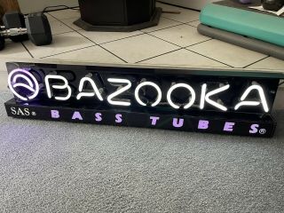 Bazooka Subwoofer Neon Sign