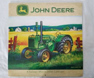 2008 John Deere Tractor 16 Month Calendar Images By Edward C.  Schaefer