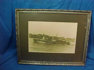 Wwi Era Us Navy Pt Boat Sp986 Framed Photograph 15 X 12