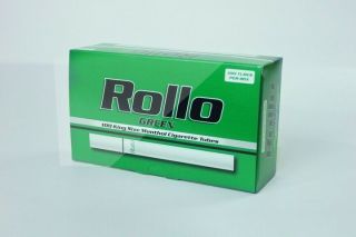 10,  000 ROLLO KING SIZE GREEN MENTHOL Tobbacco Cigarrette Filter Tube 8.  1mm Bulk 2