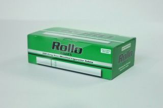 10,  000 ROLLO KING SIZE GREEN MENTHOL Tobbacco Cigarrette Filter Tube 8.  1mm Bulk 3