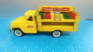1962 Buddy L 5426 Coca Cola Delivery Truck W/soda Cases Pressed Steel Shelf I4