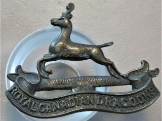 Ww1 Canadian Army Royal Canadian Dragoons Cap Badge