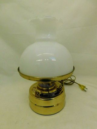 Vintage Electric Nautical Ship Lamp John Mailor & Co 1864 - 1883 13 3/4 " Tall