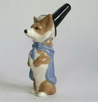 Very Rare Vintage Szeiler Welsh Corgi Figure In Traditional Welsh Costume :a3