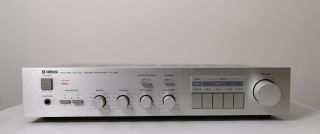 Yamaha Natural Sound Stereo Amplifier A - 400 In Silver - Vintage Hifi Amp - Made
