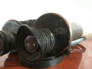 RARE Carl Zeiss Jena Septar 7x50H Kriegsmarine,  Binoculars 4
