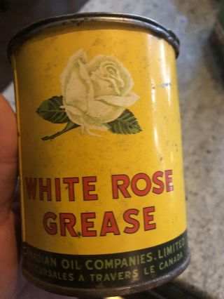 White Rose Grease Tin