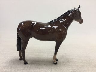 Vintage Beswick Brown Stallion Horse Figurine