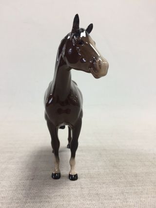Vintage Beswick Brown Stallion Horse Figurine 3
