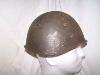 Italian M33 Helmet.  In The Spanish Civil War 1936 - 39.  Size 58.