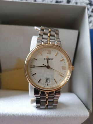Vintage Tissot T983 Two Tone Stainless Steel mens watch 2