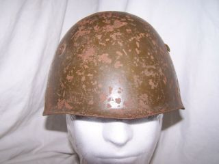 Italian M33 Helmet.  In The Spanish Civil War 1936 - 39.  Size 57.
