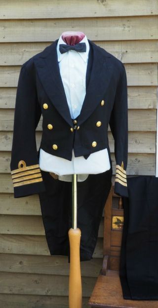 Royal Navy - Captain William - Powlett Dsc - Dress Uniform Tailcoat - British 1939