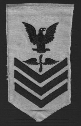 1920s Us Navy Aviation Machinist’s Mate,  1st Class Uniform Patch,  White,  W00