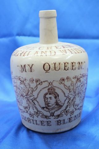 Thom & Cameron Glasgow My Queen The Cream Of Highland Whiskies Whiskey Jug