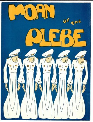 Portland,  Oregon Sheet Music Moan Of The Plebe U.  S.  Naval Academy Song 1934
