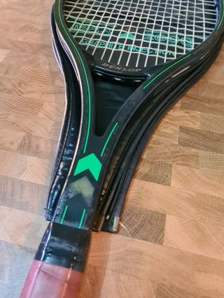 Vintage Dunlop Max 200g Pro Graphite Injection Tennis Racket W/Case John McEnroe 2