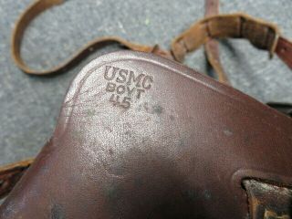 Wwii Usmc M7 Shoulder Holster For Colt 1911/1911a1 Pistol - Boyt 45