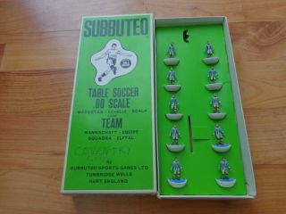 Vintage Subbuteo Hw Heavyweight Ref 206 Coventry City Complete Team Boxed