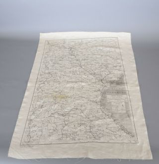 Us Air Corps Flying Tigers Early Silk Escape Map - From Fighter Pilot 