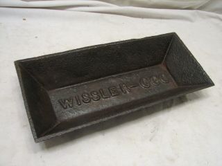 Wissler - 000 Pig Chicken Cast Iron Feed Trough Feeder Lancaster Pa Farm Country