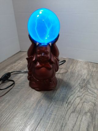 Lumisource Buddha Blue Plasma Lamp Static Electricity Motion Lamp