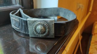 Wwii German Belt And Buckle