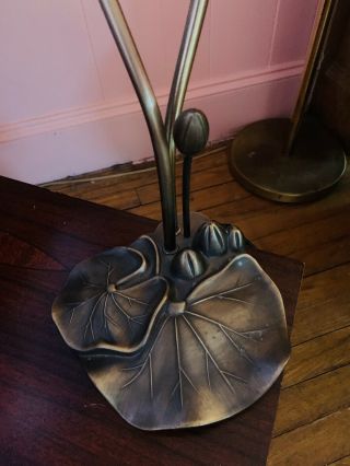 Meyda Tiffany Pond Lily Double - Headed Brass Table/desk Lamp